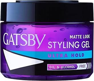 Gatsby Hair Styling Gel - Ultra Hold, Matte Finish Hair Styling Gel, Long Lasting Hold, Oil & Alcohol Free, Non Sticky, Easy Wash Off, 300gm
