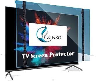 ZINSO 32 Inch 3mm Acrylic TV Screen Guard | 9H Hardness | Scratch & Splash Resistant | ISO Certified Protection with Ultra HD Clarity