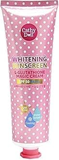 Cathy Doll New Version -Glutathione Magic Whitening Pore Tightening Spf50pa by Karmarts, Cream, 138 Ml, L