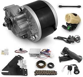 L-faster 24V36V 250W Electric Bicycle Motor Kit E-Bike Conversion Kit Simple DIY Ebike Motor Homemade EBike Cool Change Kit Modified Bike