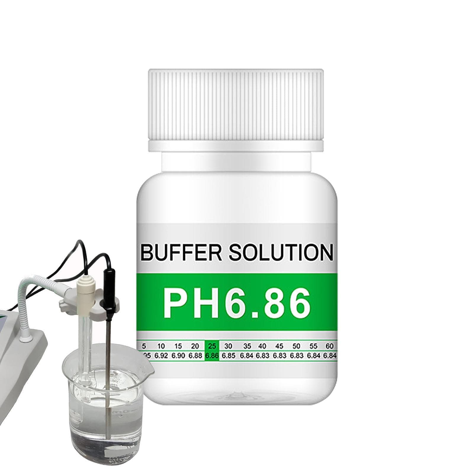 Rianpesn PH Solution Buffer | PH Meter Buffer Solution | Calibration Solution Each 50 ml in PH 4.00, 6.86, 9.18, Precise PH Calibration for PH Instruments