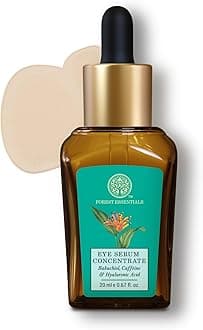 Under Eye Serum Concentrate with Bakuchiol, Caffeine & Hyaluronic Acid & Aloe Vera | Under Eye Serum | Reduces Dark Circles, Fine Lines & Puffy Eyes | For All Skin Types