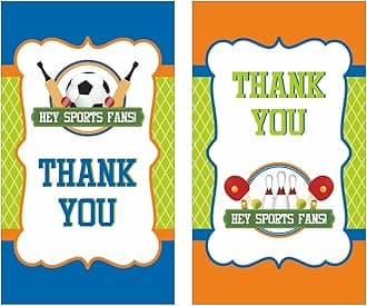 Pretty UR Party Sports Party decorations Kit - 80 pcs includes Banner, balloons, thank you, centerpiece, danglers, Games Party Supplies, Sports Birthday Decor, DIY décor Pack for kids, Teens