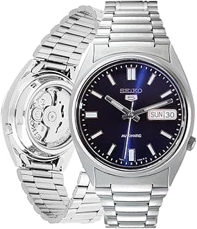 SEIKO Automatic Watch for Men 5-7S Collection - with Day/Date Calendar, Luminous Hands, Stainless Steel Case & Bracelet