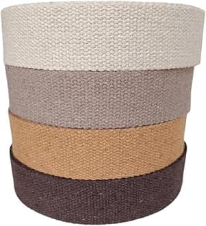 Heavy Cotton Webbing 1 1/2 Inch - Straps for Arts and Crafts - 5, 10, 25, or 50 Yards, Over 10 Colors - MATADOR USEFUL GOODS (Camel Yellow, 50 Yards)
