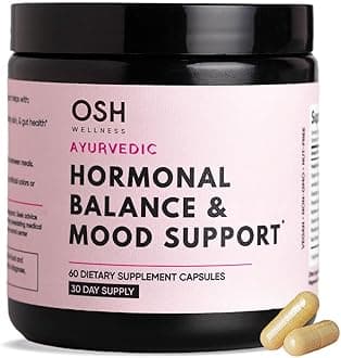 - Ayurvedic Hormone Balance for Women | Cortisol Reducer | Mood, Energy, & Sleep Support | Regulates Estrogen | Stress Relief | Ashwagandha, Rhodiola, & Shatavari | Made in USA | 60 Ct. - OSH Wellness