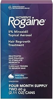 Women's Rogaine Hair Regrowth Treatment Foam, 4 Month Supply
