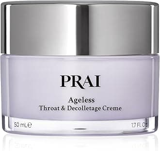 PRAI Ageless Throat & Decolletage Creme 50ml - Anti-Ageing, Collagen Boosting Skincare Cream - Tightens & Firms Skin, Reduces Wrinkles - Luxury Neck Moisturiser With Hyaluronic Acid - 7 Day Results
