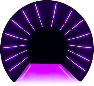 Photo Booth LED Enclosure, Light up Your Event with a Multi-Color LED Tension Fabric Vogue Photo Booth Enclosure