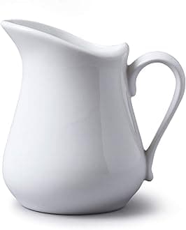 Wm Bartleet & Sons, Porcelain Traditional Jug 300 ml, ½ pint - White