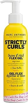 Hair Styling Gel for Curly Hair, Strictly Curls - Long Lasting Strong Hold Curl Defining Hair Gel for Medium & Coarse Curls - Added Shine & No Flaking - Hair Products Reduces Frizz