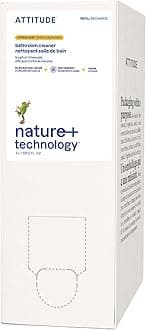 Bathroom Cleaner Spray Refill, EWG Verified, Plant-Based & Vegan, Safe for Bathroom Surfaces, Tiles, Tubs, Shower Walls, and Grout, Citrus Zest Scent, 135.26 Fl Oz
