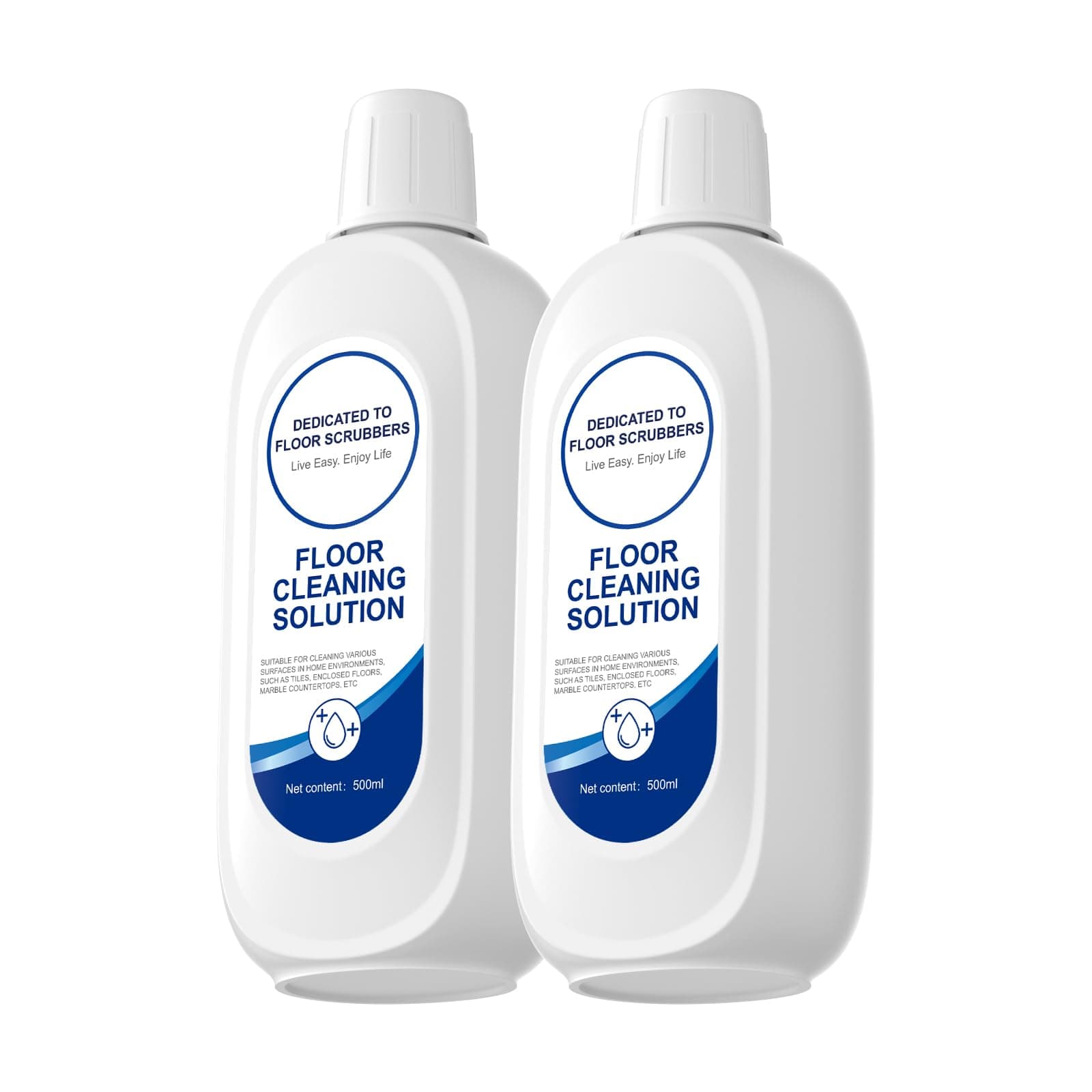 Nukisa Floor Cleaning Solution Tineco Compatible Deep Cleaning Multiple Hard Floors Suitable for All Robotic Vacuums with Mop and Cordless Wet/Dry Vacuum Mop Cleaner (2 Original Bottles)