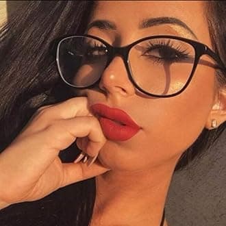 Black Colour Cat Eye Glasses Frames Women Plastic Eyewear