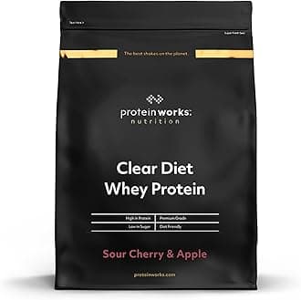 THE PROTEIN WORKS - Clear Diet Whey Isolate Powder | Refreshing High Drink | Sour Cherry & Apple | 1kg