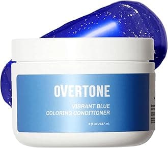 Haircare Color Depositing Conditioner - 8 oz Semi Permanent Hair Tint with Shea Butter & Coconut Oil - Vibrant Blue, Vegan, Cruelty-Free