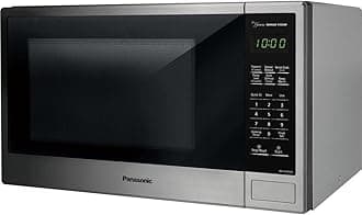 Compact Microwave Oven with 1100 Watts of Cooking Power, Sensor Cooking, Quick 30sec and Popcorn Button, 1.3 cft