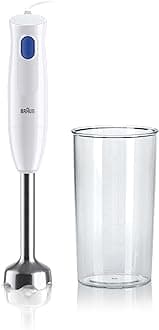 MultiQuick 1 Hand Blender, 450 W, 1 Speed, Light-weight, BPA Free, Dishwasher, Metal Shaft - MQ 10.001 M