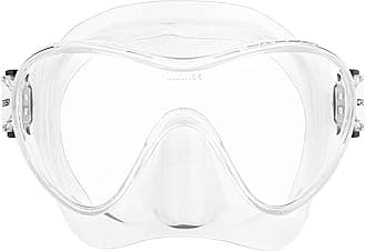 SCUBA Mask F1 (CLEAR) Scuba Diving | Snorkelling | Frameless | Silicone Diving Mask