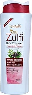 New Shama Zulfi Herbal Hair Cleanser Shampoo, 400ml pack of 2