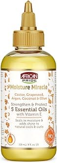 African Pride Moisture Miracle 5 Essential Oils, 4 oz (118ml)