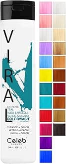 Viral Semi Permanent Colorwash Shampoo - Extreme Teal 240ml