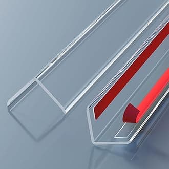 Wall Corner Protector - 2PCS, 31.5"x1.18" - Self Adhesive Clear Corner Protectors for Walls, Cabinet Doors, Edge Protector Trim; Easy to Install Corner Guards for Walls (80cm x 3cm)