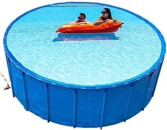 Ultra Large Deep Outdoor Swimming Pool, Plastic Round Framed Swimmingpool for Backyard, Garden/ Garden/ Indoor Piscinas Para Adultos, 10m 9m 8m 7m 6m 5m 4m 3m 2m 1m Piscina ( Color : D x H , Size : 1X