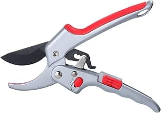 Adjustable Germany Pruners, Arthritis Weak Hand Snips, Work 3 Times Easier, 1-Inch Cut Capacity Garden Clippers, Ergonomic Handle, Rust Resistant, high Strength Steel, Sharp