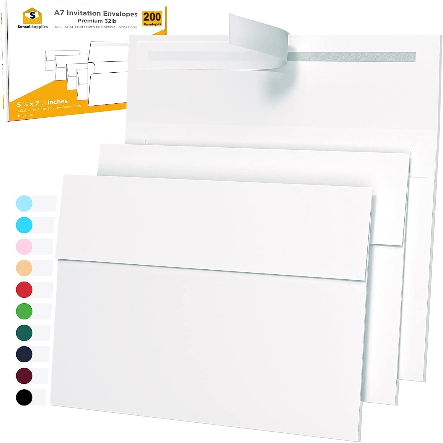 A7 White Envelopes
