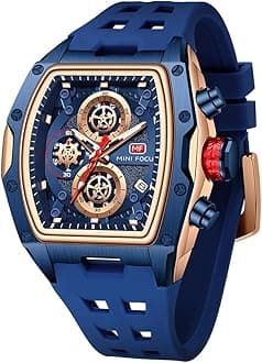 Watch Wristwatch for Men Fashion Casual Cool Big Dial Watch Luminous Waterproof Sport Analog Quartz Business Mens Watches Silicon Strap Dress Watch