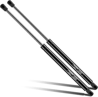 HUOPO20 Inch 120lb/534N Gas Strut C1608055 Spring Shock Lift Support for Tonneau Cover Camper RV Bed Basement Storage Door Hatch Boat Lid Tool Box Custom Window Tanning Bed Replacement Part, Set of 2