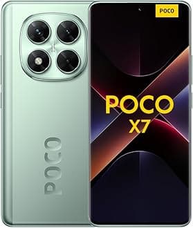 POCO X7 smartphone, 8+256GB, 2712 x 1220 (1.5K resolution), 50MP main camera with OIS, 5110mAh battery, IP68 (no charger included), Green