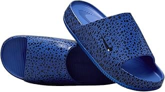Nike Calm Electric Men's Slides (HF1067-400, Racer Blue/Racer Blue/Dark Obsidian) Size 13