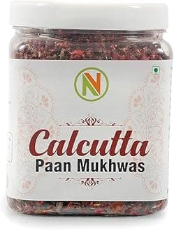 NatureVit Calcutta Meetha Paan Mukhwaas, 800g | Sweet Calcutta Paan Mouth Freshener with Gulkand & Fennel | Natural, Vegetarian, Hygienically Packed