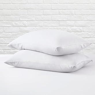 100% Cotton 4 Pcs Pillow Cases Queen Size, 400 Thread Count Sateen Weave White Pillowcases Queen Size, Premium Quality Pillow Covers for Home/Hotel