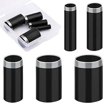 Veroave 5 Sizes Leather Hole Punch, Hollow Punch Cutter Tool Set with Storage Case, Leather Craft Tools Kit for Handmade DIY Craft Hole Punch