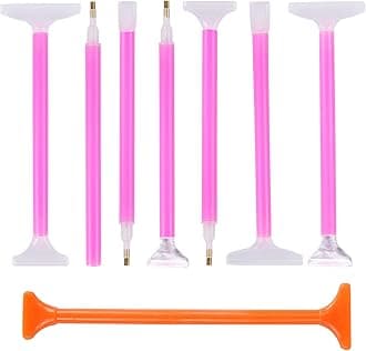 FEBSNOW 8 Packs 5D Diamond Art Painting Embroidery Art Pen Tool for DIY Crafts Making