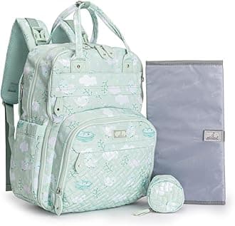 BabbleRoo Diaper Bag Backpack, Baby Nappy Changing Bags Multifunction Waterproof Travel Back Pack