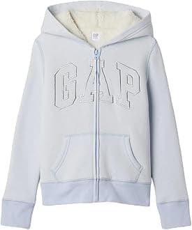GAP girls Cozy Logo Full Zip Sweatshirt