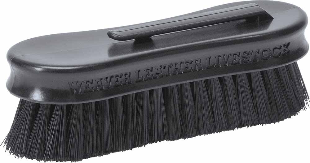 Weaver Leather Small Pig Face Brush, Black