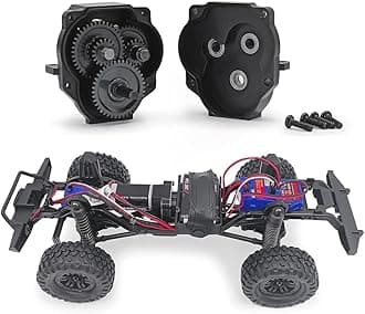 RCHUBAM Metal Transmission Case Gearbox with Gear 9.7:1. for 1/18 TRX4M Bronco Defender 9791X RC Crawler Car (F)