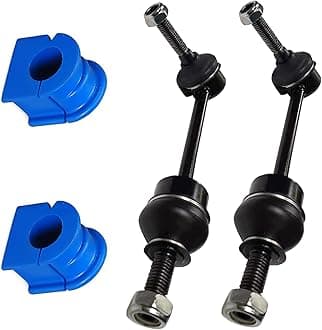 Front Sway Bar Link and Bushings Kit FITS 1998-2002 for Ford Crown Victoria for Lincoln Town Car for Mercury Grand Marquis, K8732 K8953 Front Suspension Stabilizer Bar Link & Bushings Kit- 4pc Set