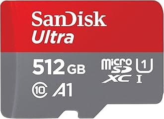 SanDisk SDSQUAC-512G-GN6MA 512GB Ultra MicroSDXC 150MB s SD Adapter, Black