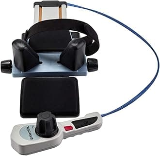 M PAIN MANAGEMENT TECHNOLOGIES Neck Traction with Ratchet Tight by Theratrac Glide - Cervical Traction - Stretch and Relieve Cervicalgia, Degeneration of disc, Spondylosis and Spine Alignment