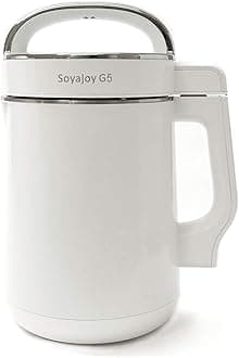 SoyaJoy G5 8in1 Milk Maker | Soy Milk, soaked or dry beans, Almond milk, quinoa milk, Nut Milk, Oat Milk, Cashew Milk | + Soups, Porridges, hot cocoa | Self-Cleaning | Raw Milk Program