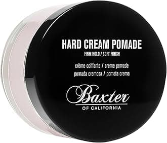 Hard Cream Pomade Firm Hold Natural Finish, 2 oz