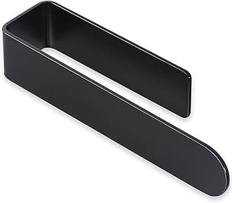 Taozun Hand Towel Holder/Hand Towel Bar - Black Face Towel Holder Self Adhesive Towel Ring for Bathroom, Stainless Steel