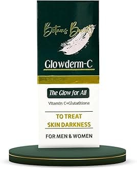Britains Beauty Glowderm-C - Advanced Vitamin-C & Glutathione Whitening Cream for Radiant Skin - Unisex Formula, Reduces Dark Spots & Enhances Glow, 50g (1)