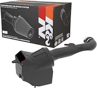 K&N Cold Air Intake System: High-Flow Air Filter, Increase Performance & Towing: Compatible with 2018-2023 JEEP, Gladiator, Wrangler, Wrangler JL, 57-1576